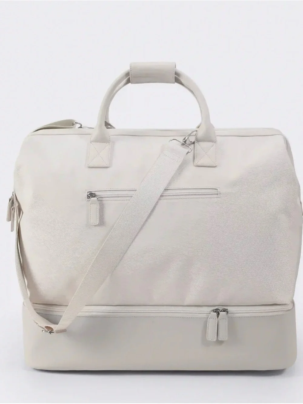 Nobl Sand Travel Duffle Bag with Detachable Strap, packing cubes and Nobl Air